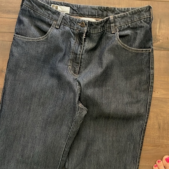 Tilley Sz 8 medium blue zip up pocketed jeans - Picture 2 of 11